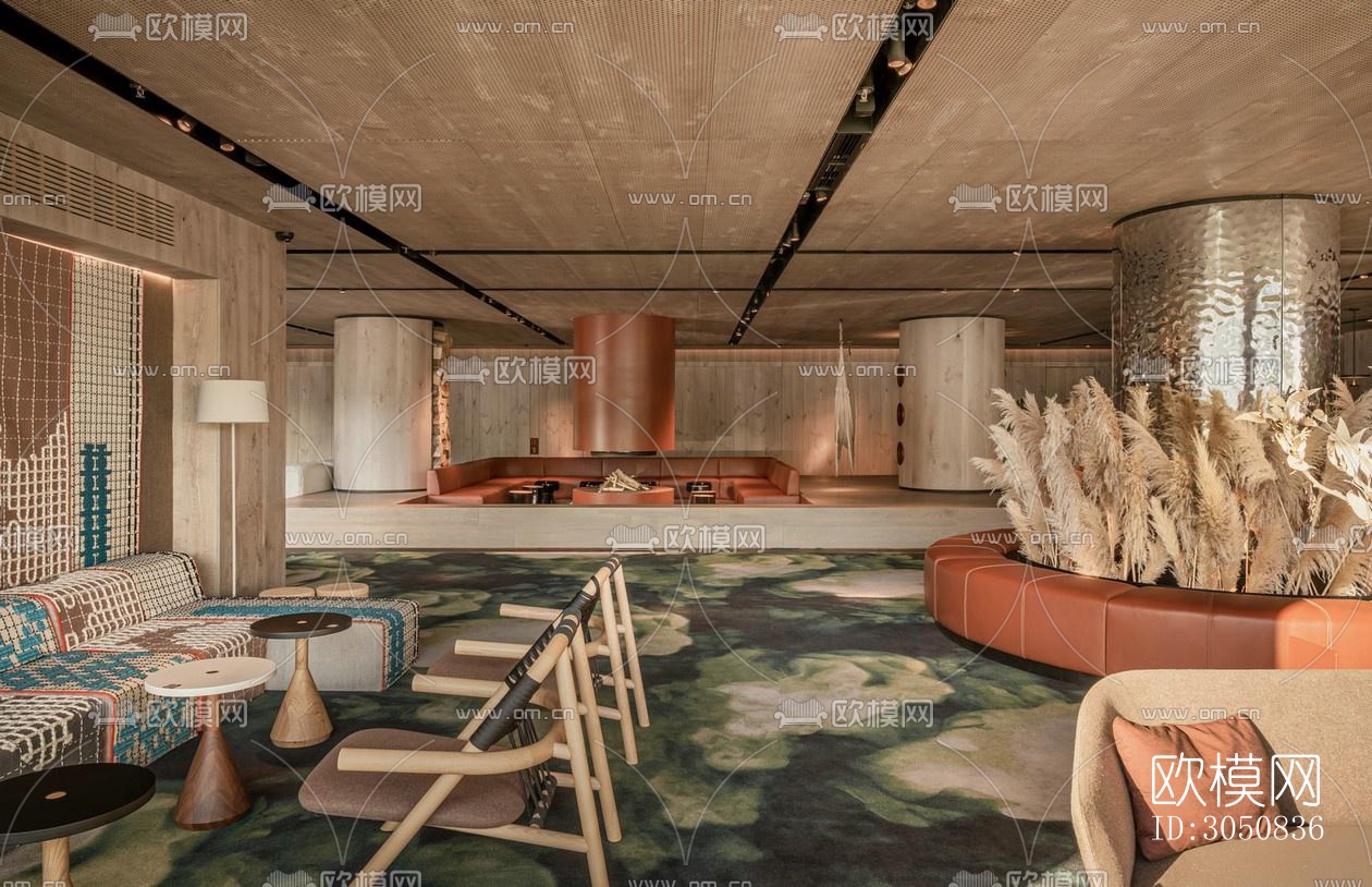 侘寂酒店民宿效果图下载（渲染图2）