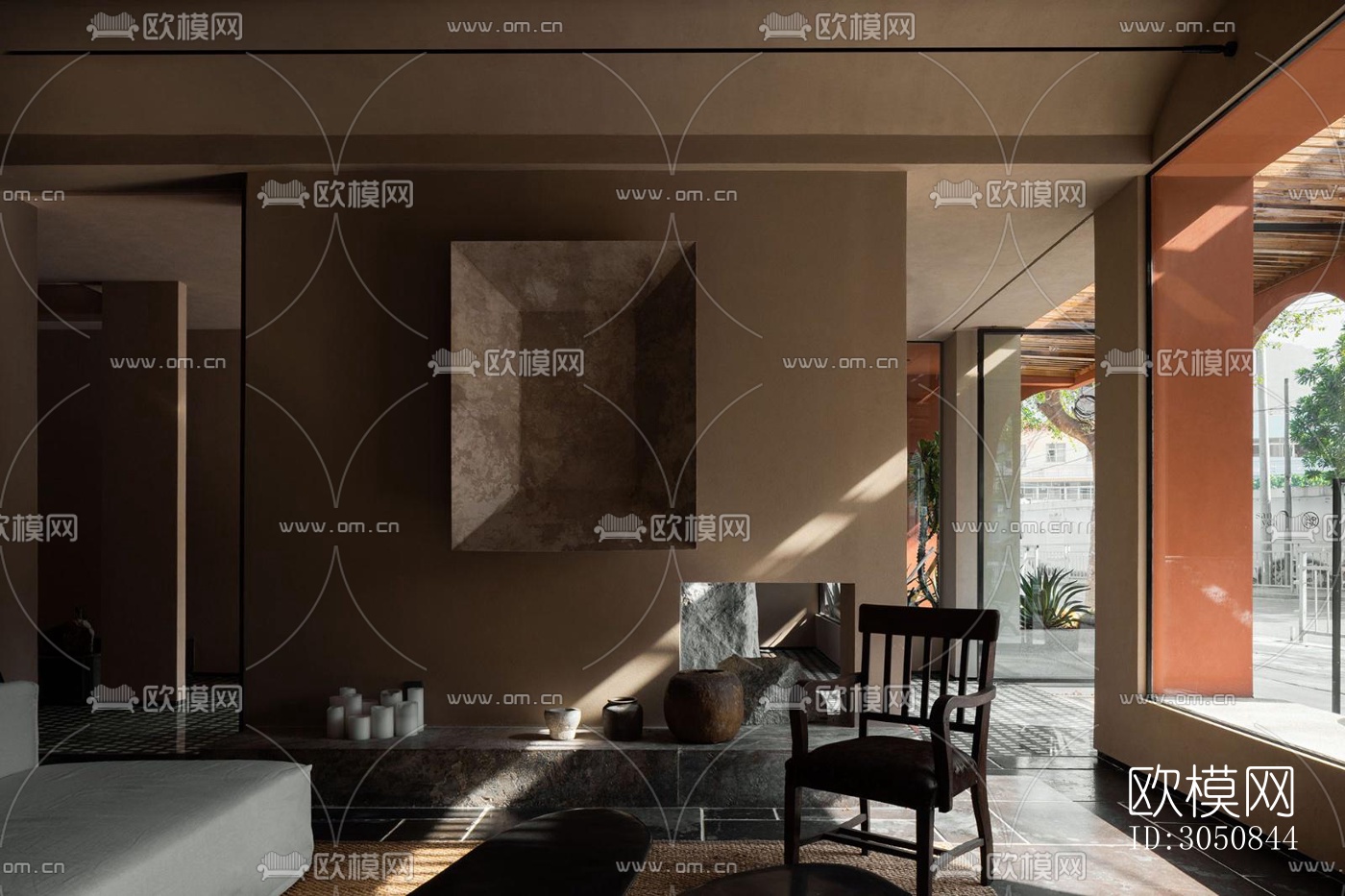 侘寂酒店民宿效果图下载（渲染图16）