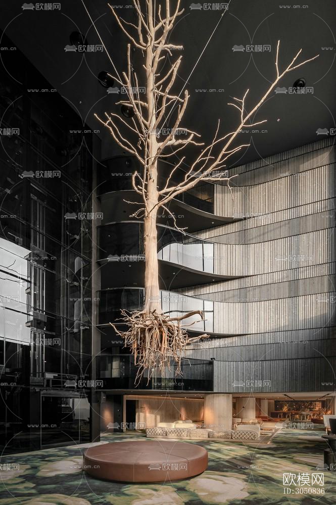 侘寂酒店民宿效果图下载（渲染图12）