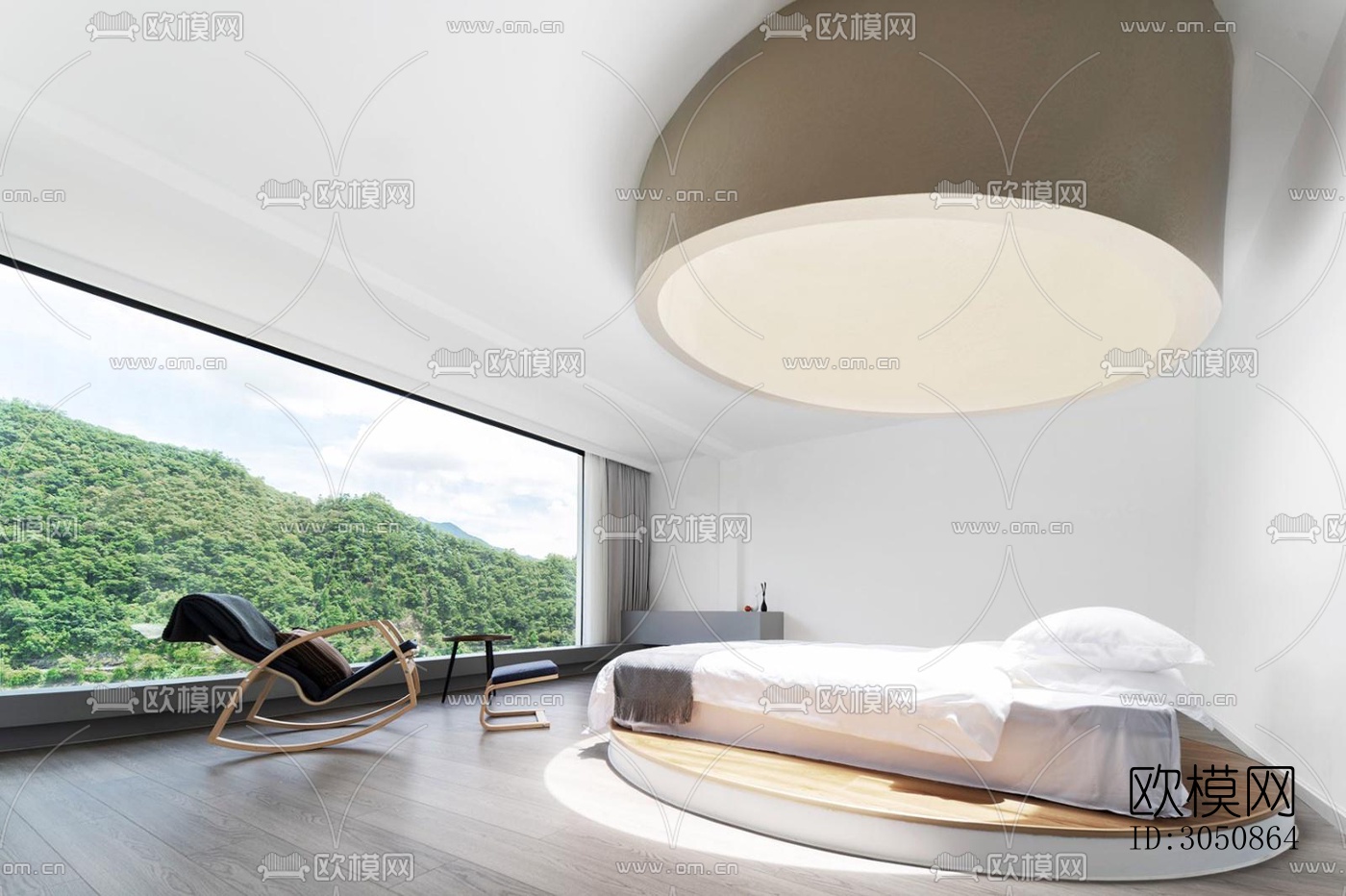 现代酒店民宿效果图下载（渲染图3）