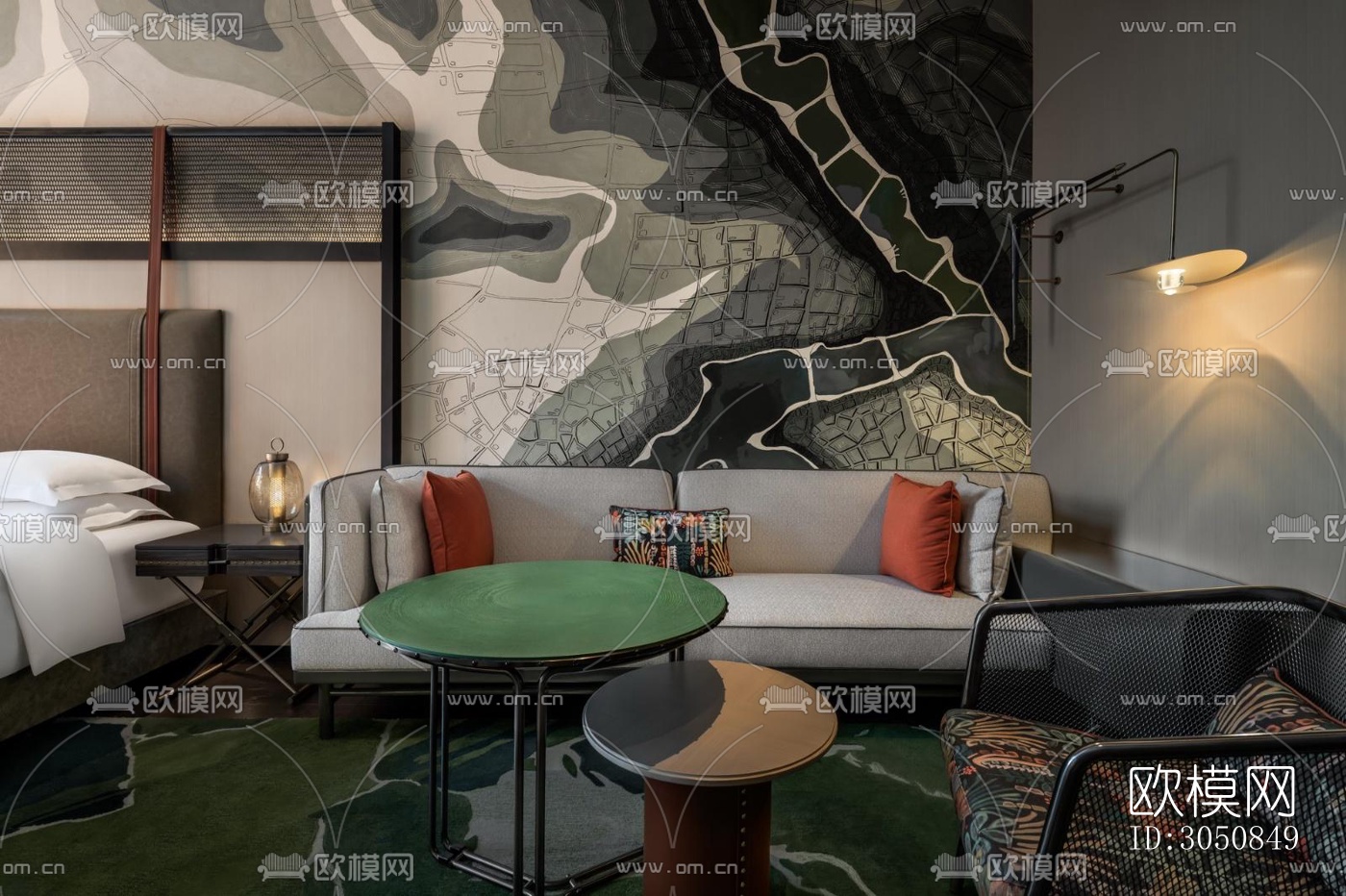 后现代酒店民宿效果图下载（渲染图10）