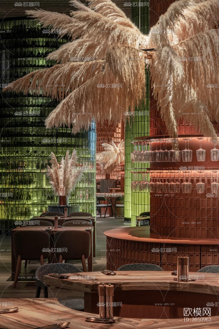 北欧西餐厅效果图下载（渲染图14）