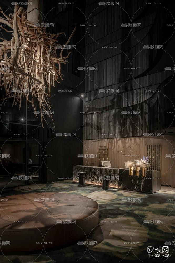 侘寂酒店民宿效果图下载（渲染图14）