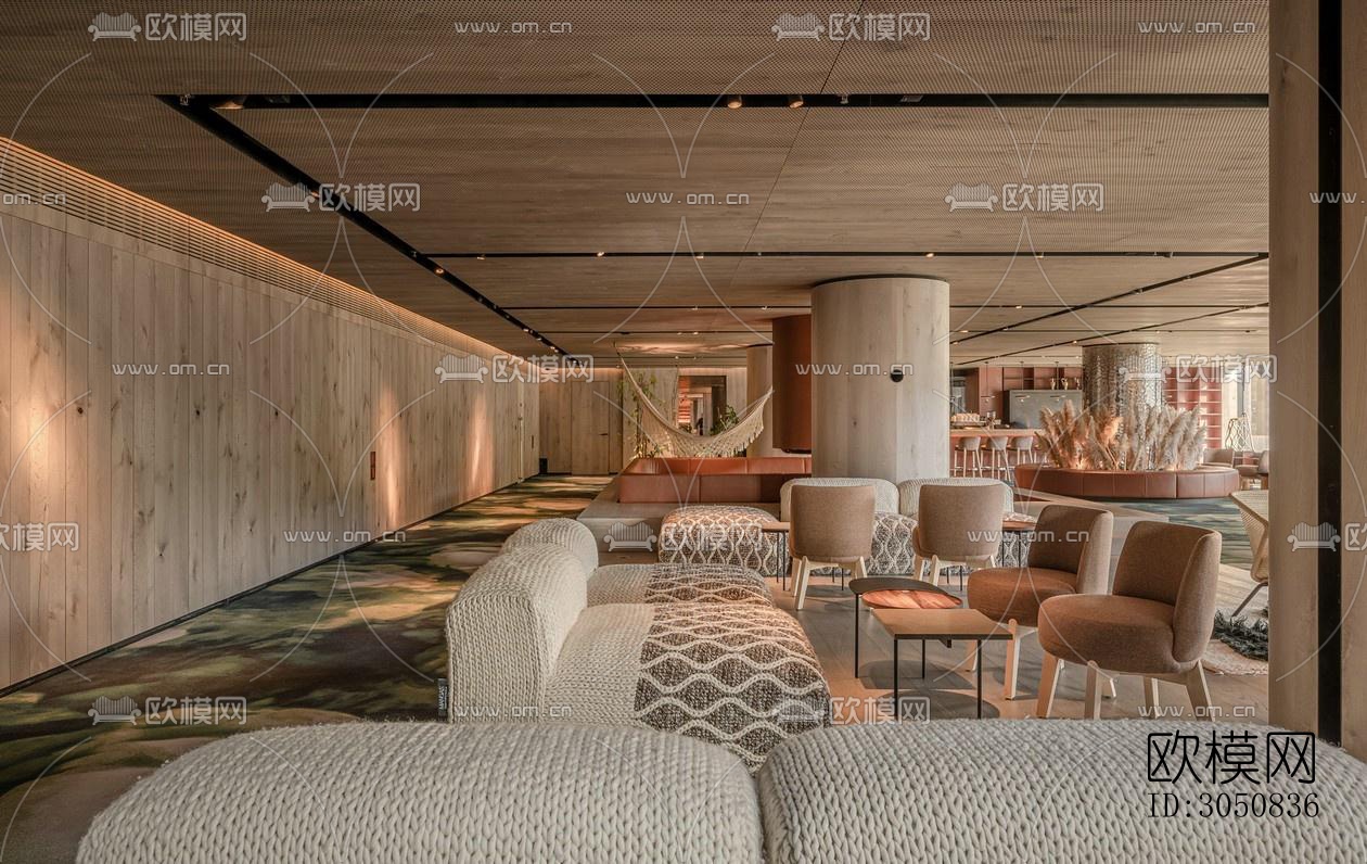 侘寂酒店民宿效果图下载（渲染图16）