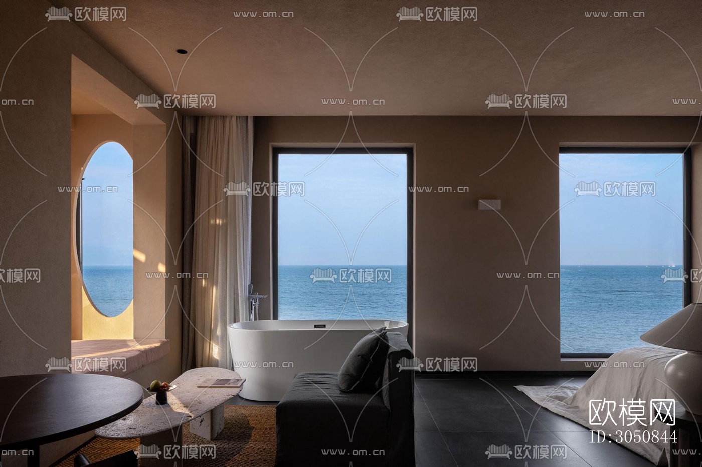 侘寂酒店民宿效果图下载（渲染图10）