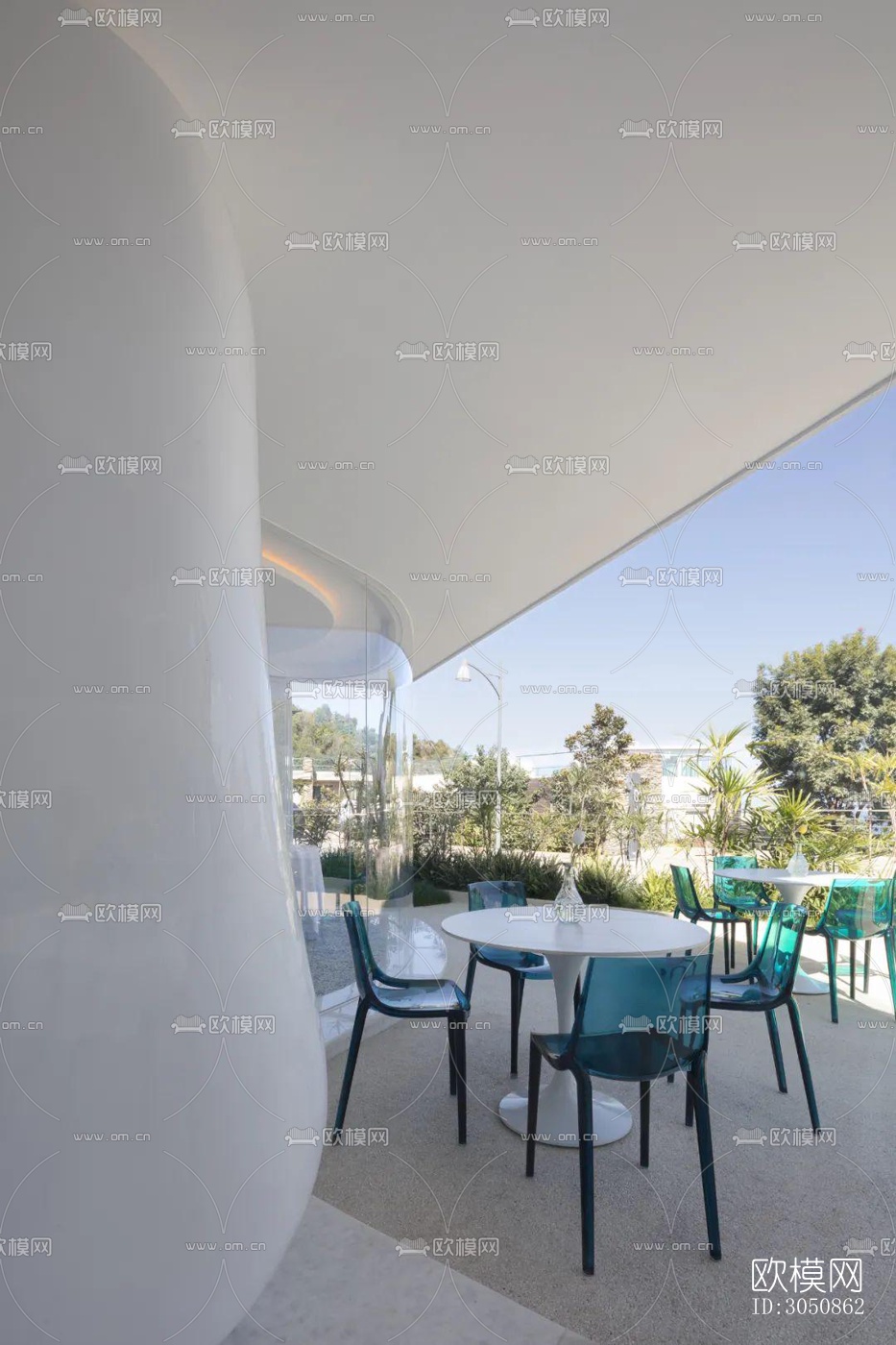 现代酒店民宿效果图下载（渲染图8）