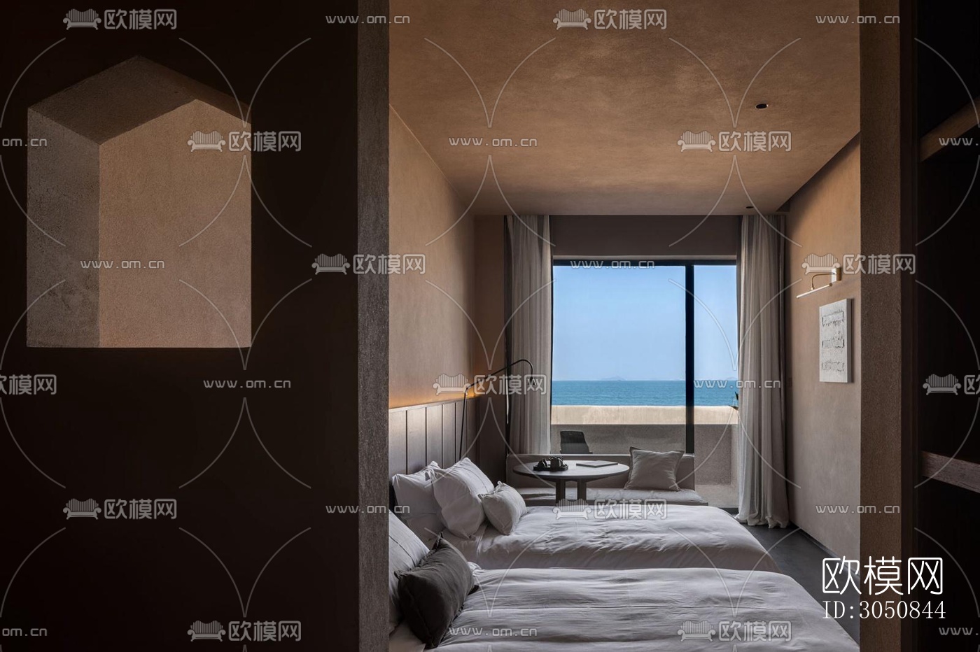 侘寂酒店民宿效果图下载（渲染图7）