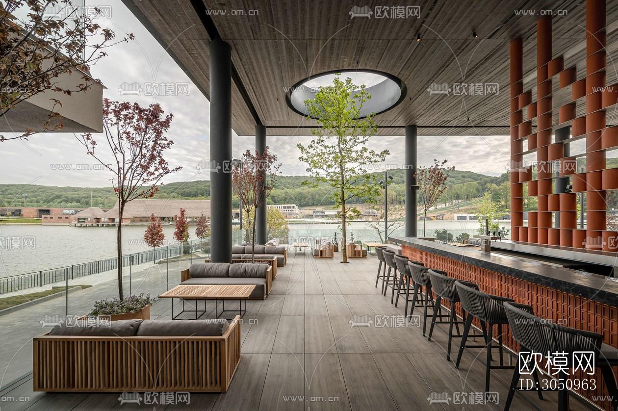 北欧西餐厅效果图下载（渲染图13）