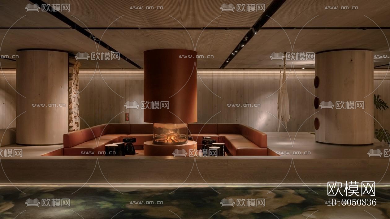 侘寂酒店民宿效果图下载（渲染图6）