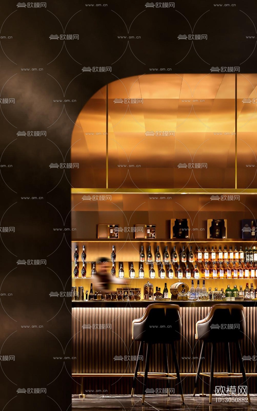 现代酒吧效果图下载（渲染图15）