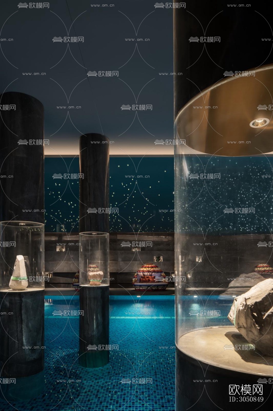 后现代酒店民宿效果图下载（渲染图5）