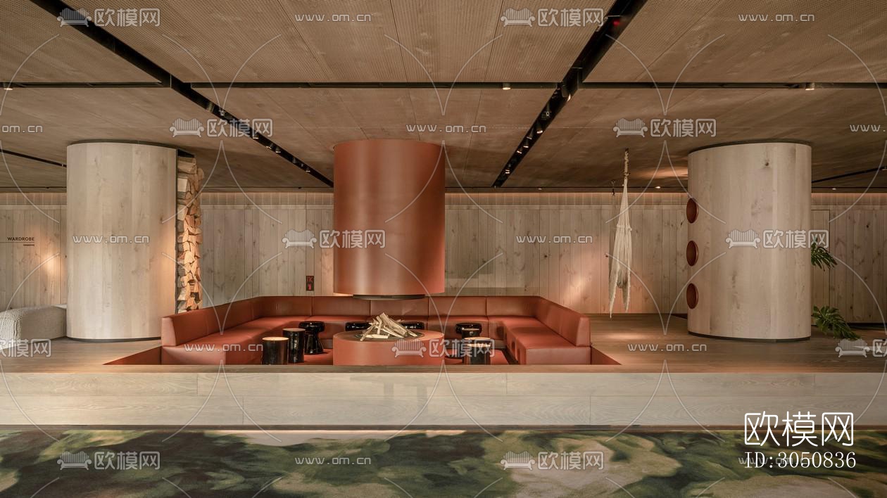 侘寂酒店民宿效果图下载（渲染图10）