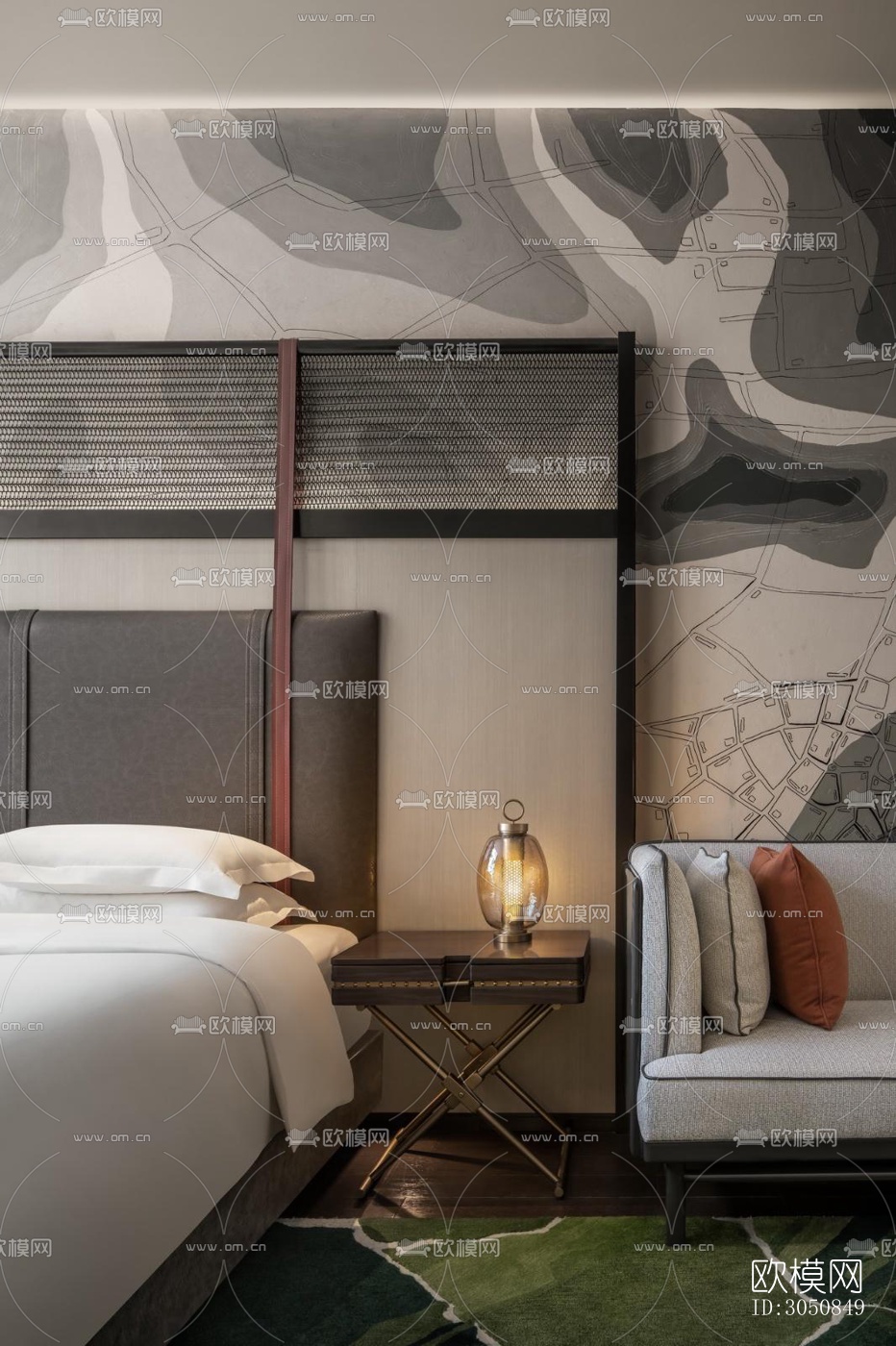 后现代酒店民宿效果图下载（渲染图6）