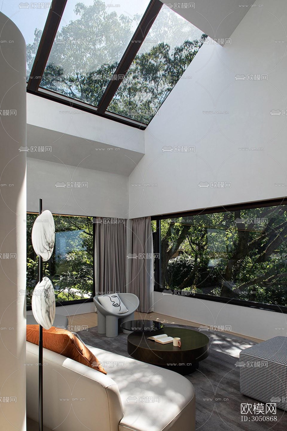 现代酒店民宿效果图下载（渲染图10）