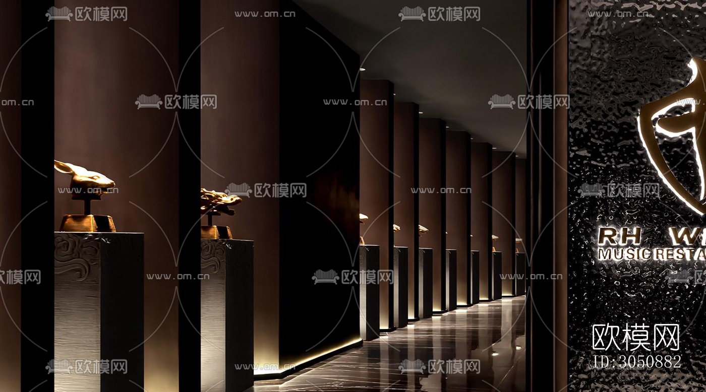 现代酒吧效果图下载（渲染图11）