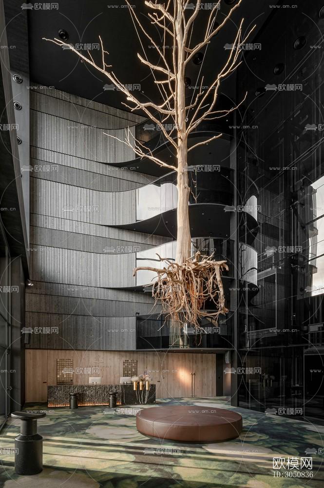 侘寂酒店民宿效果图下载（渲染图15）