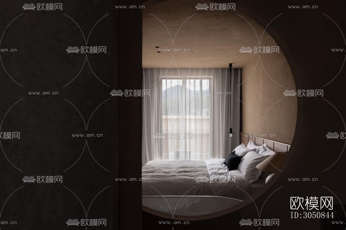 侘寂酒店民宿效果图下载（渲染图17）