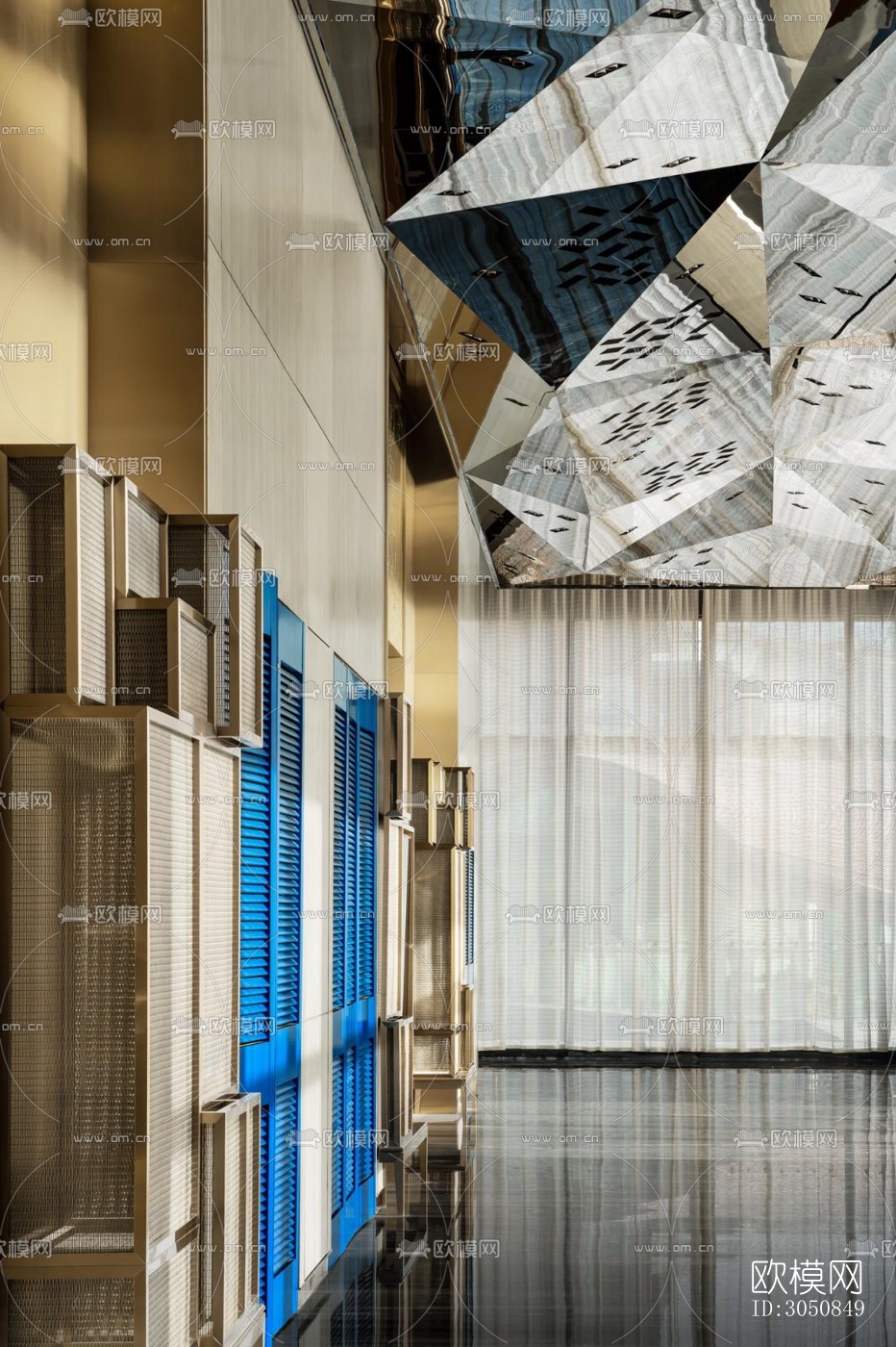 后现代酒店民宿效果图下载（渲染图11）