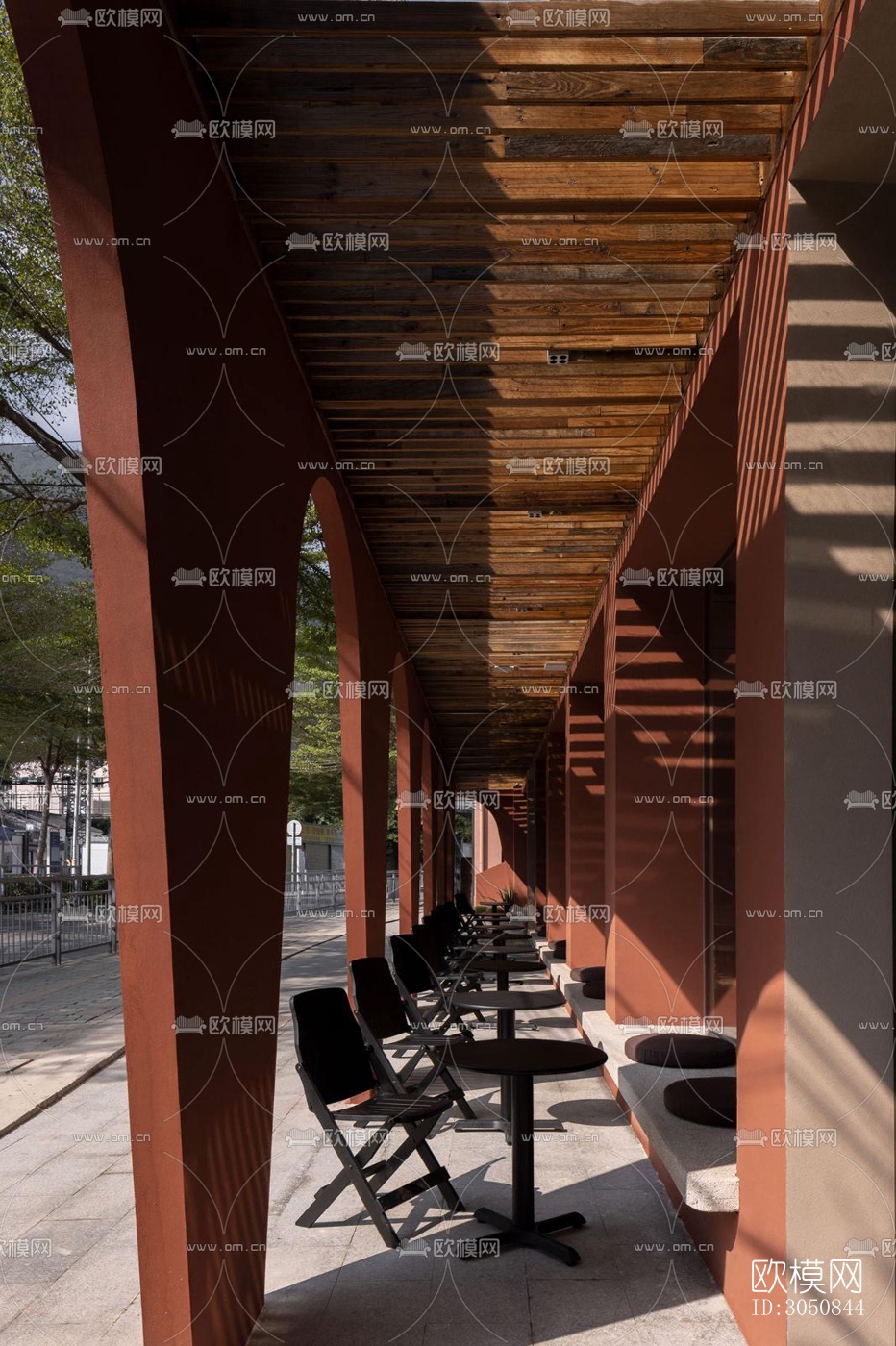 侘寂酒店民宿效果图下载（渲染图3）