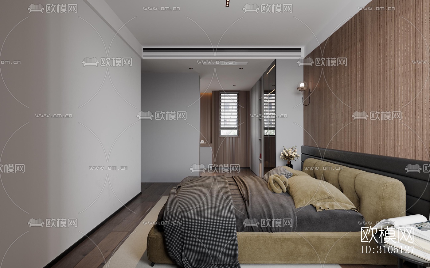 现代平层效果图下载（渲染图2）