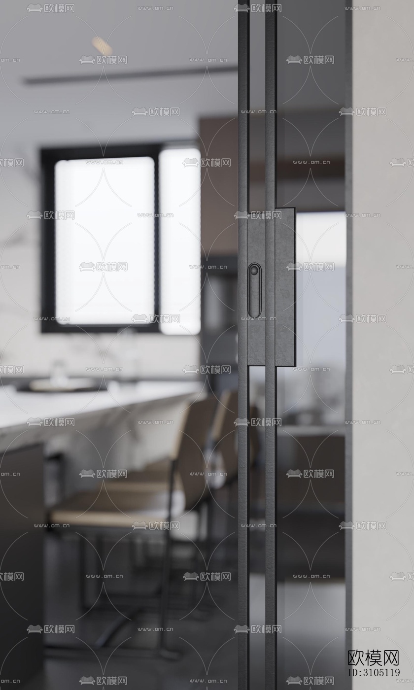 现代平层效果图下载（渲染图9）