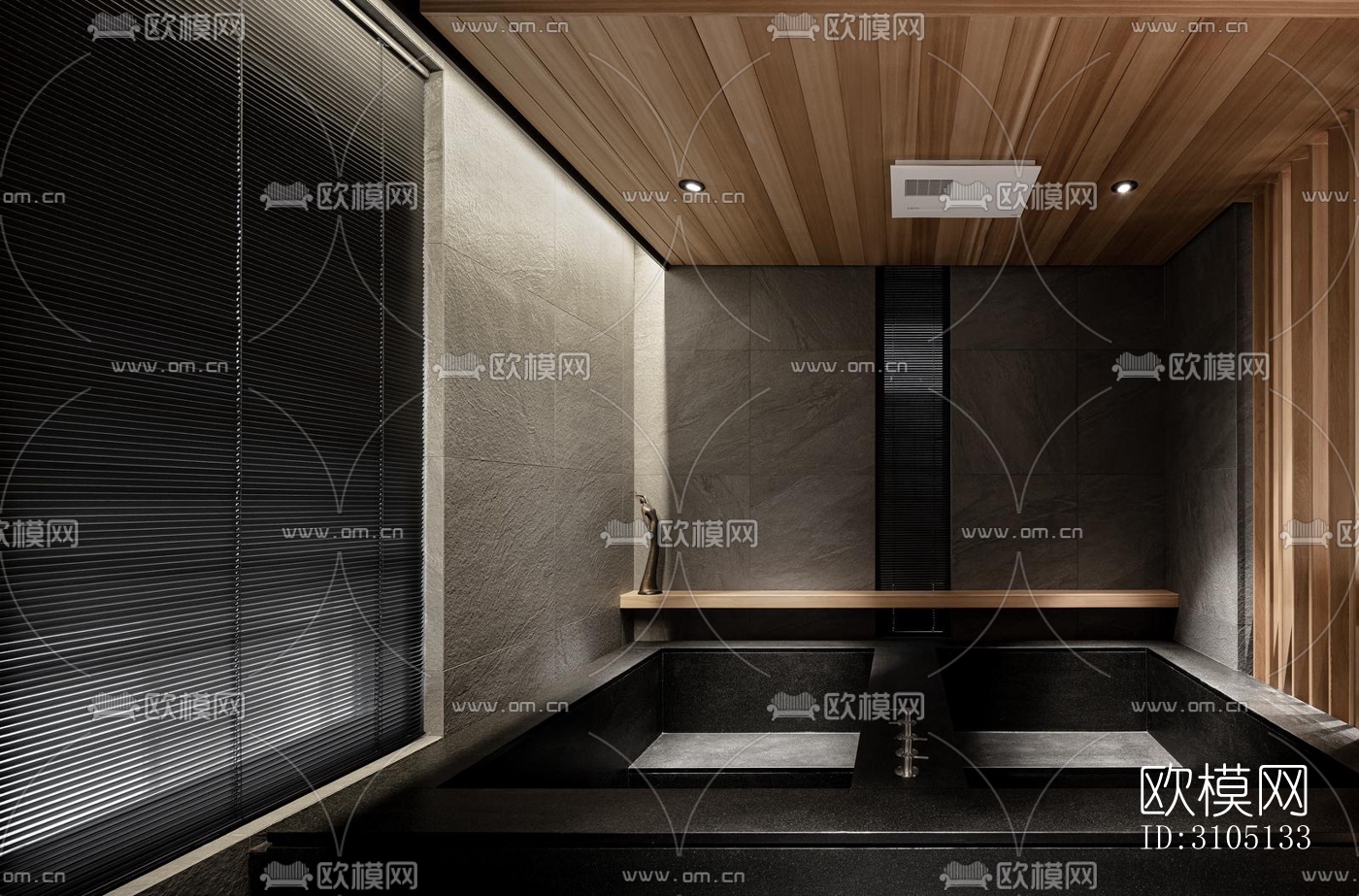 现代平层效果图下载（渲染图11）