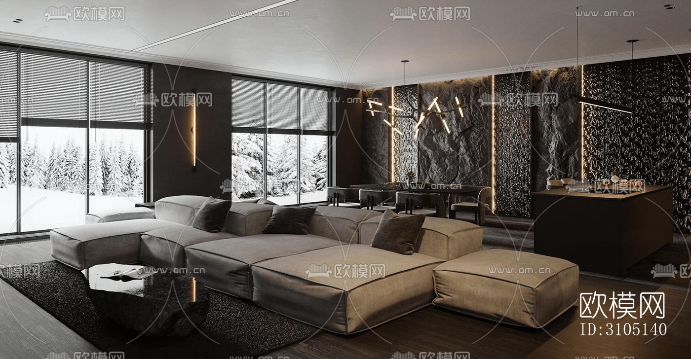 高级灰平层效果图下载（渲染图6）