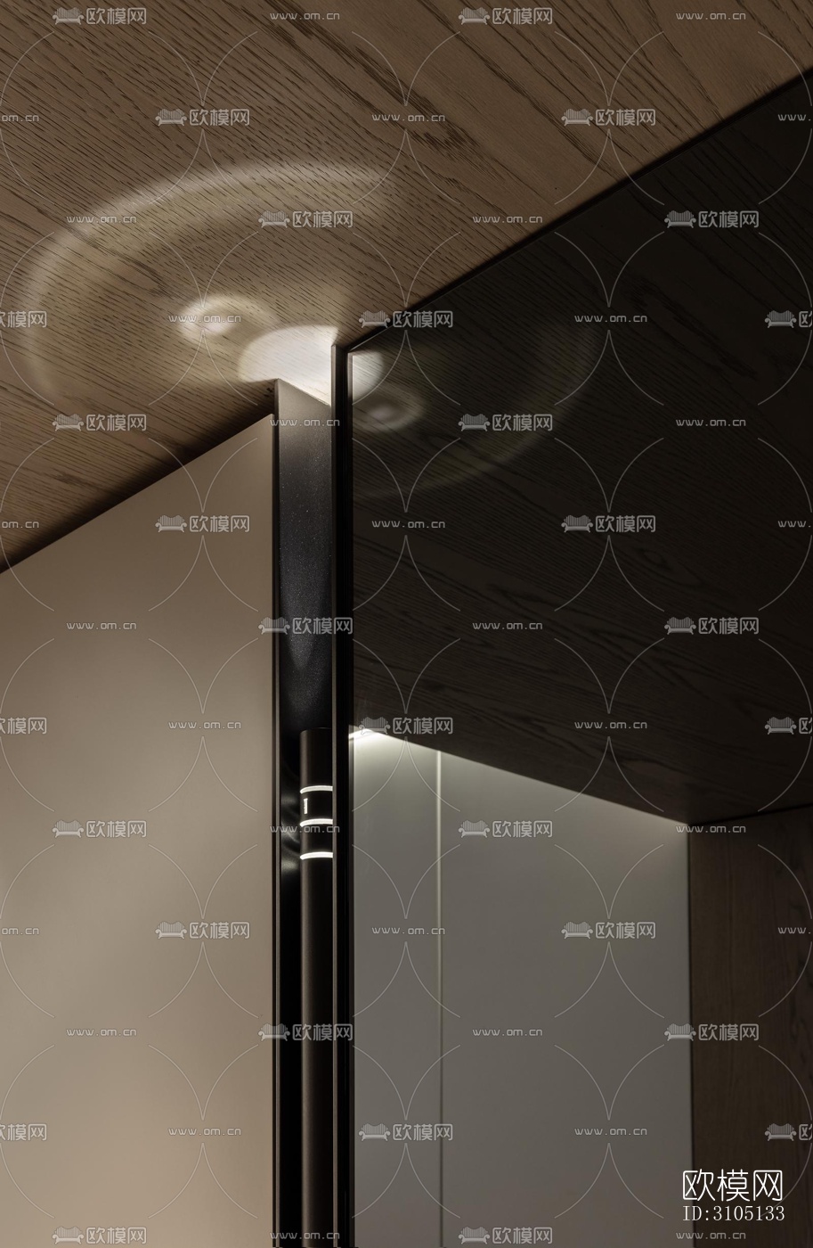 现代平层效果图下载（渲染图4）