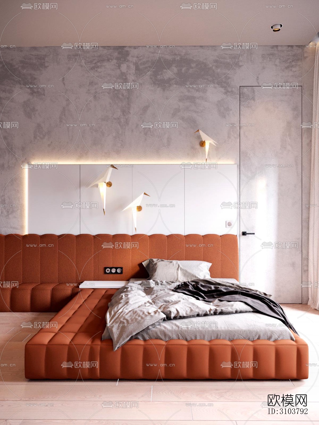 北欧儿童房效果图下载（渲染图4）