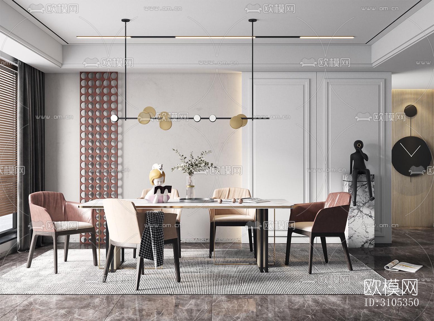 北欧餐厅效果图下载（渲染图3）