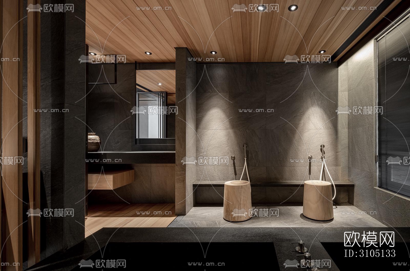 现代平层效果图下载（渲染图9）