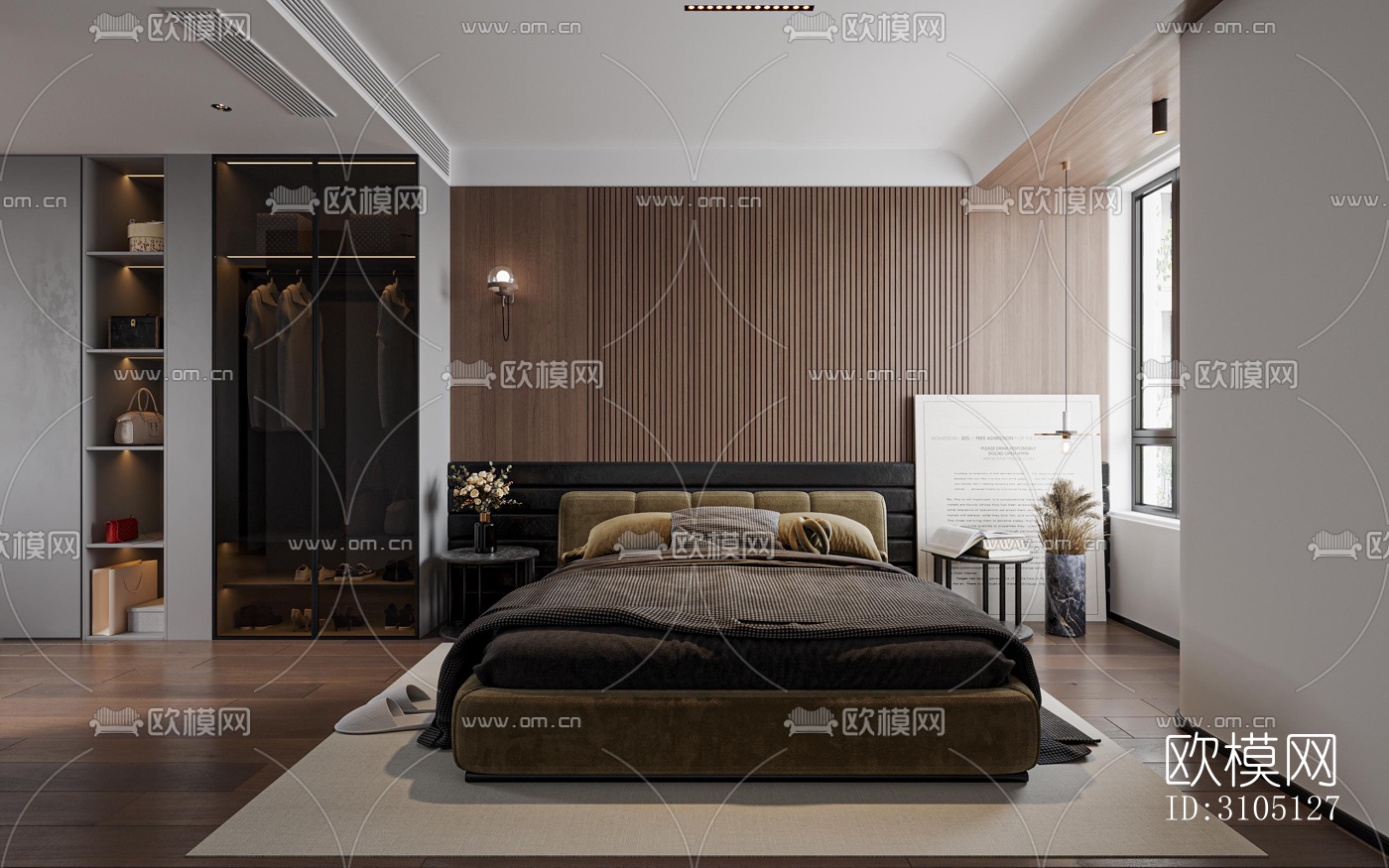 现代平层效果图下载（渲染图15）