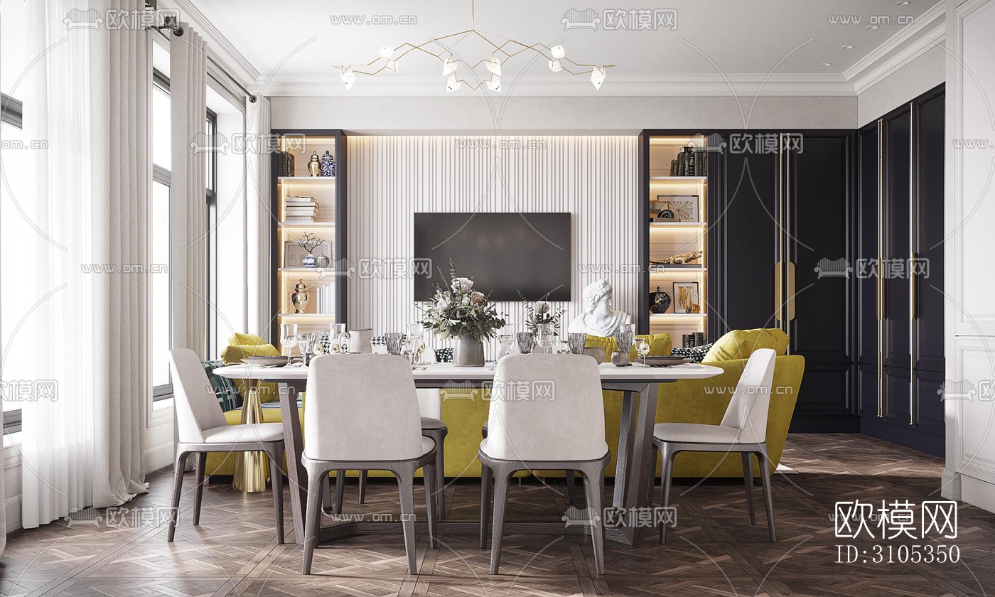 北欧餐厅效果图下载（渲染图5）