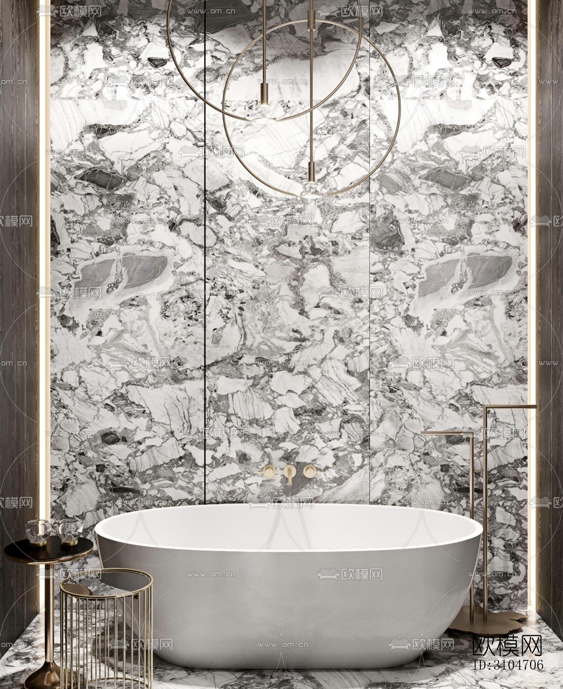 现代卫生间效果图下载（渲染图5）