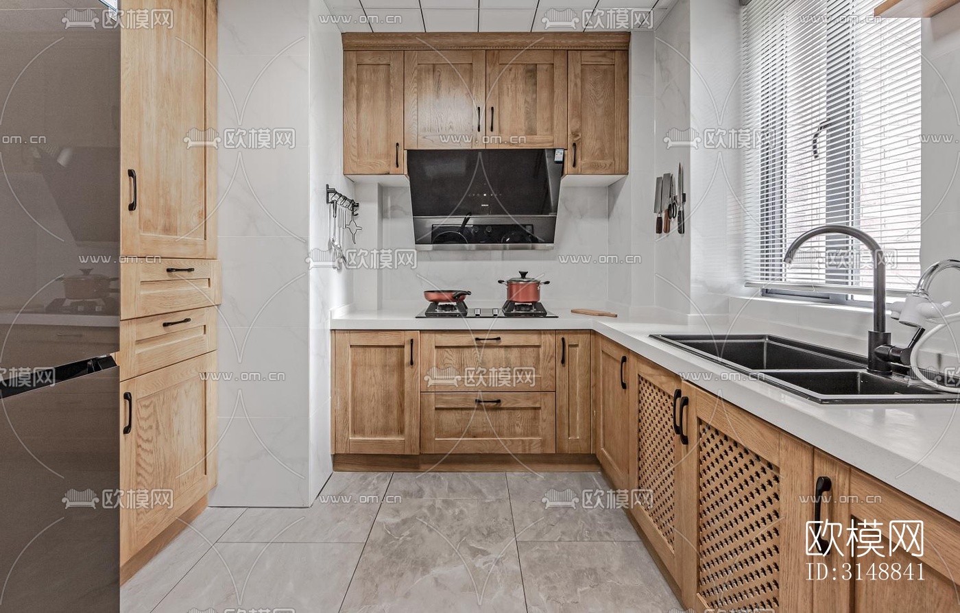 北欧平层效果图下载（渲染图8）