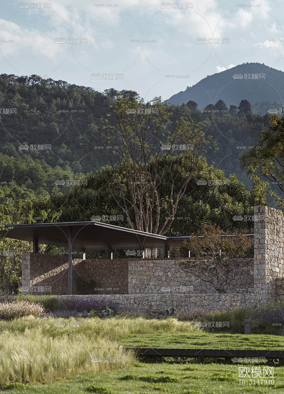 侘寂酒店民宿效果图下载（渲染图10）