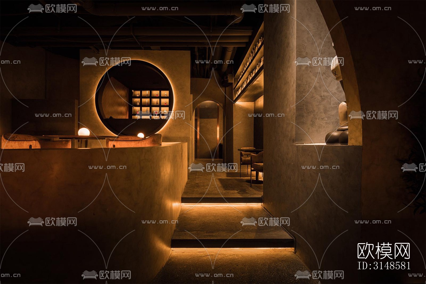 工业风酒吧效果图下载（渲染图14）