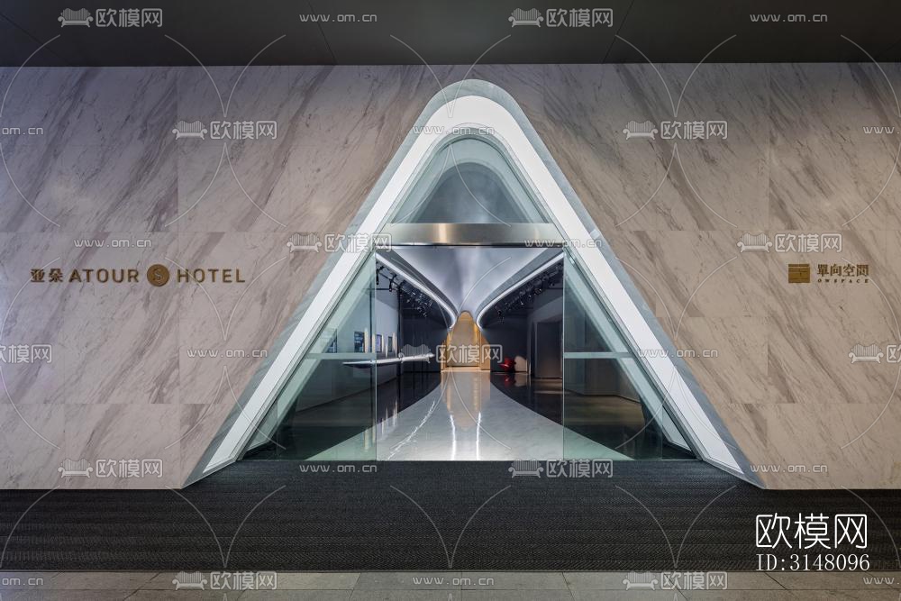 现代酒店民宿效果图下载（渲染图17）