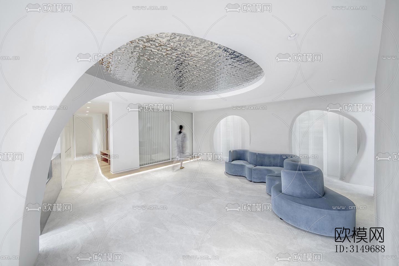 现代健身房效果图下载（渲染图19）