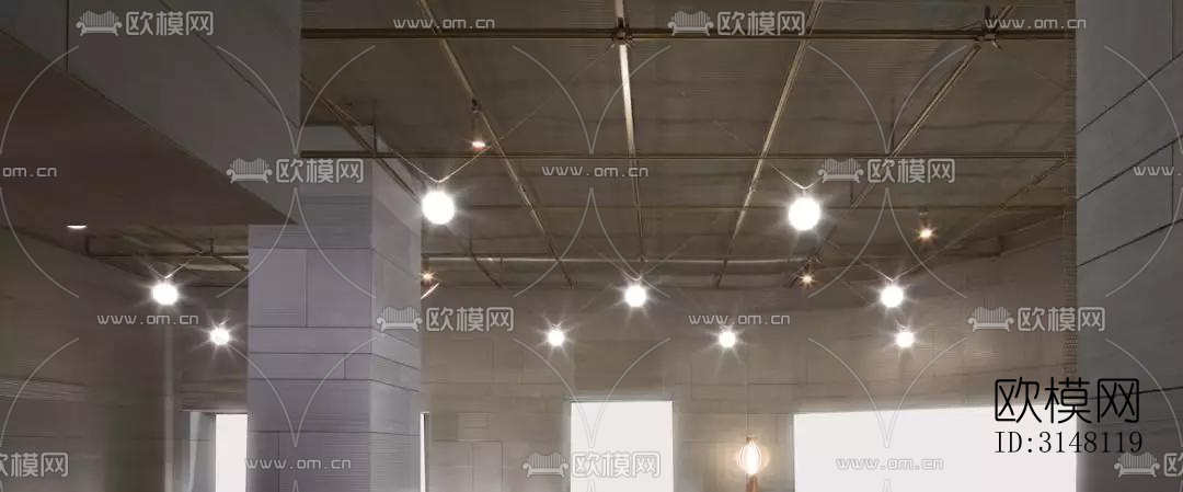 现代酒店民宿效果图下载（渲染图4）