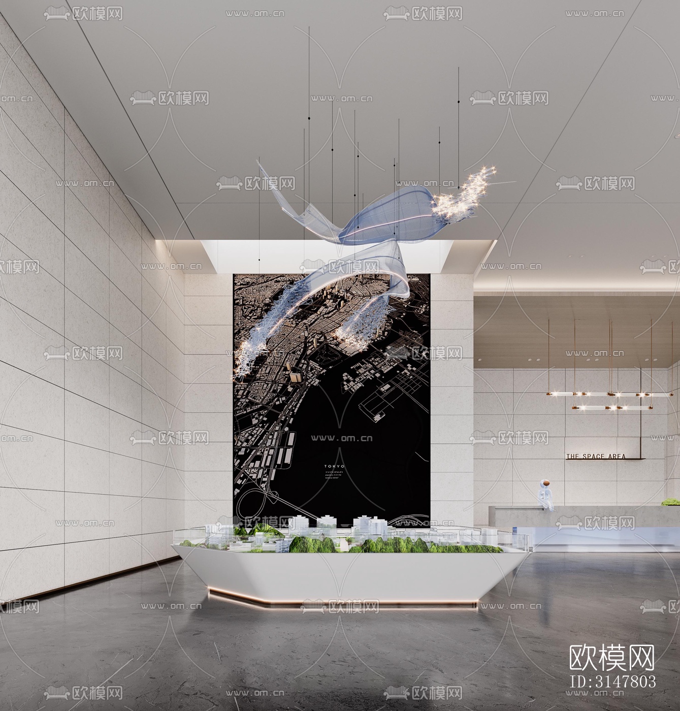 现代售楼处效果图下载（渲染图16）