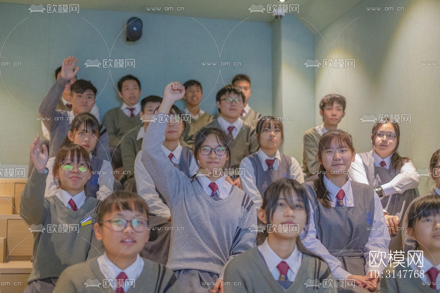 现代图书馆效果图下载（渲染图6）