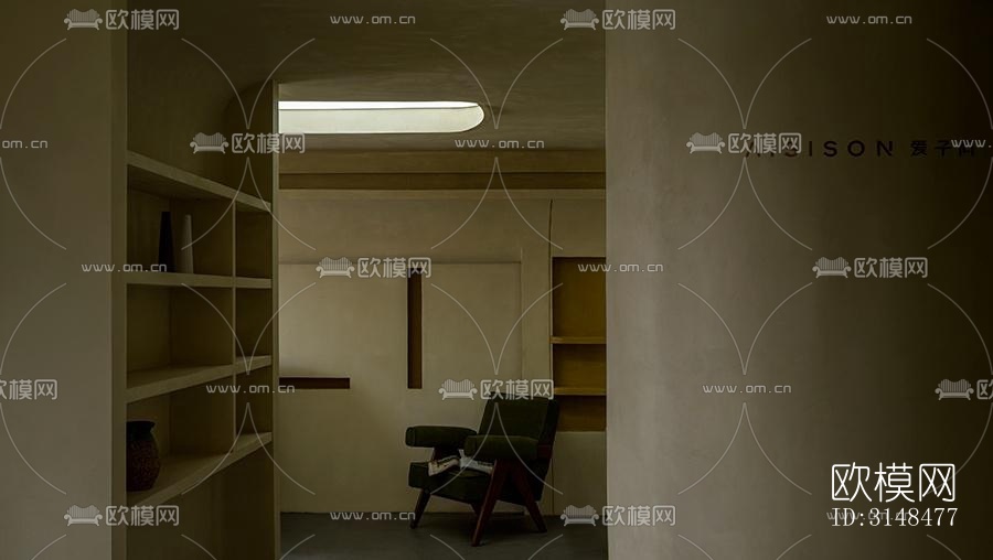 侘寂美容院效果图下载(渲染图7)
