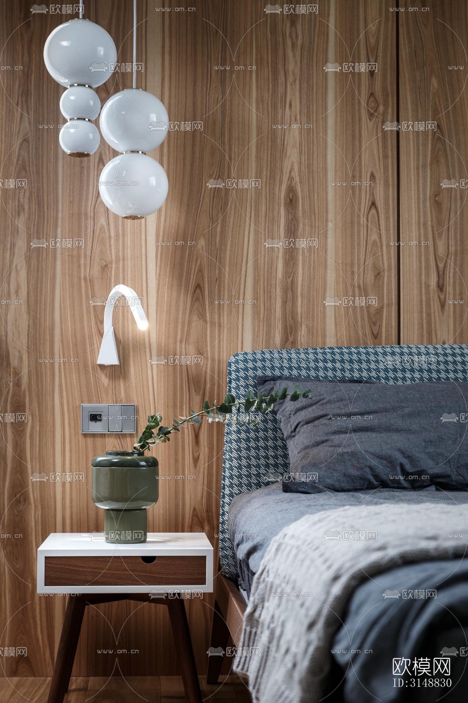 北欧平层效果图下载（渲染图11）