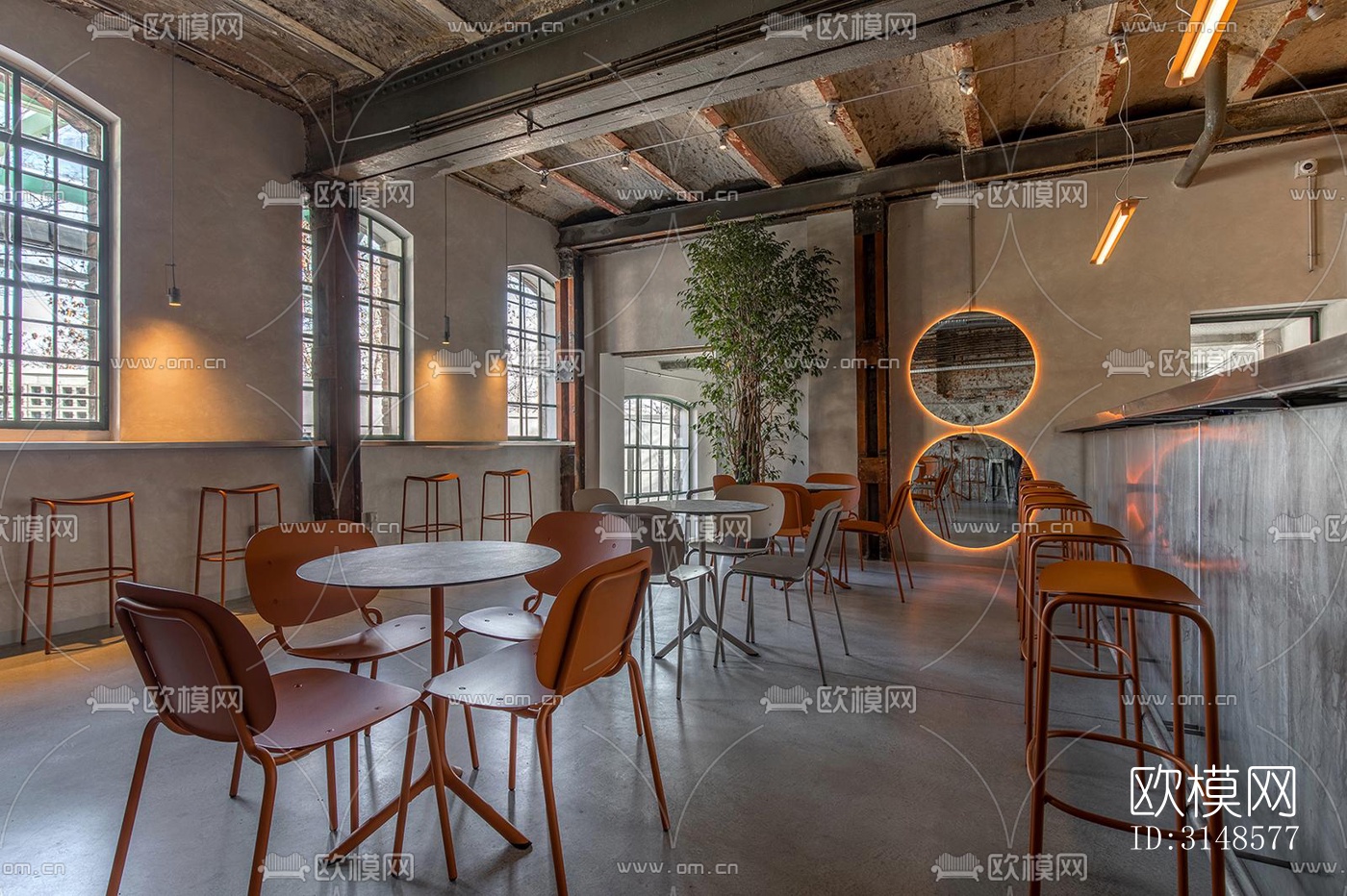 工业风酒吧效果图下载（渲染图5）