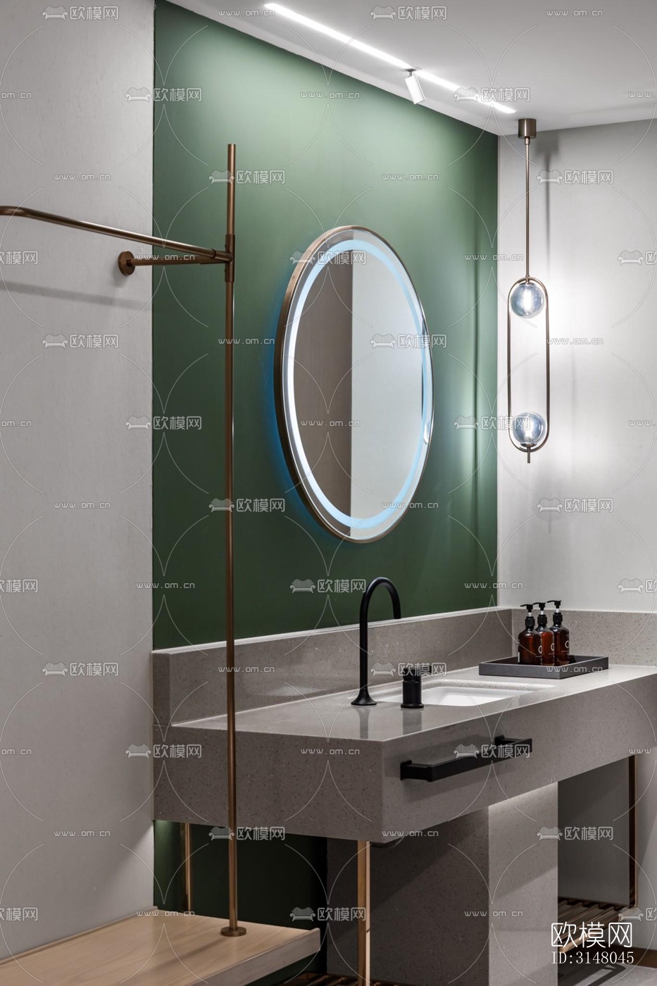 现代酒店民宿效果图下载（渲染图10）