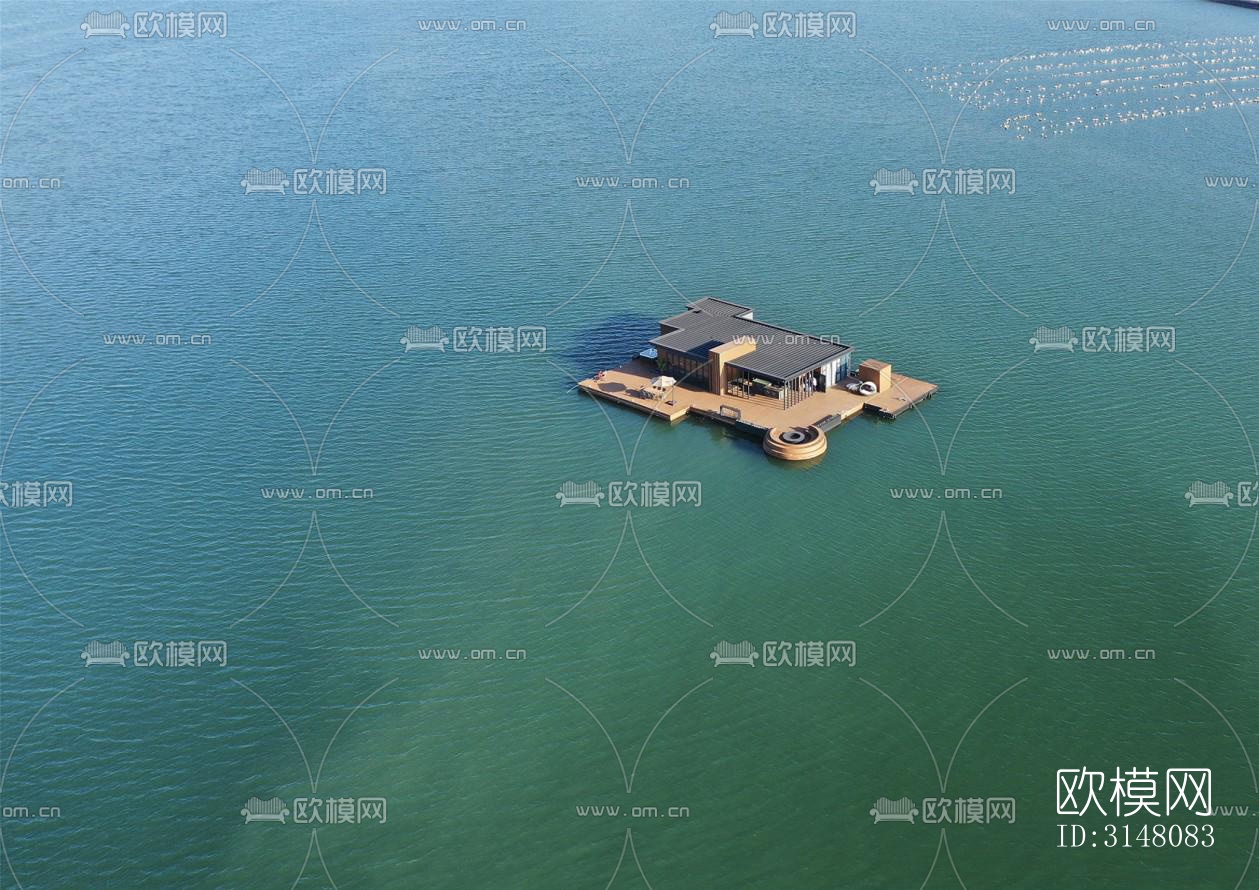 现代酒店民宿效果图下载（渲染图17）