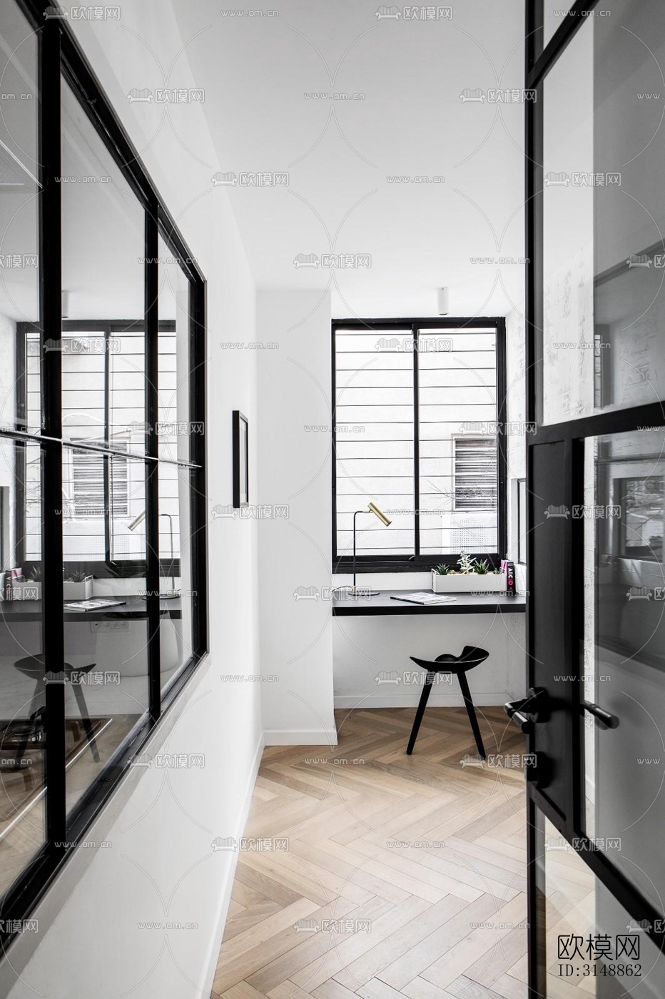 北欧平层效果图下载（渲染图19）