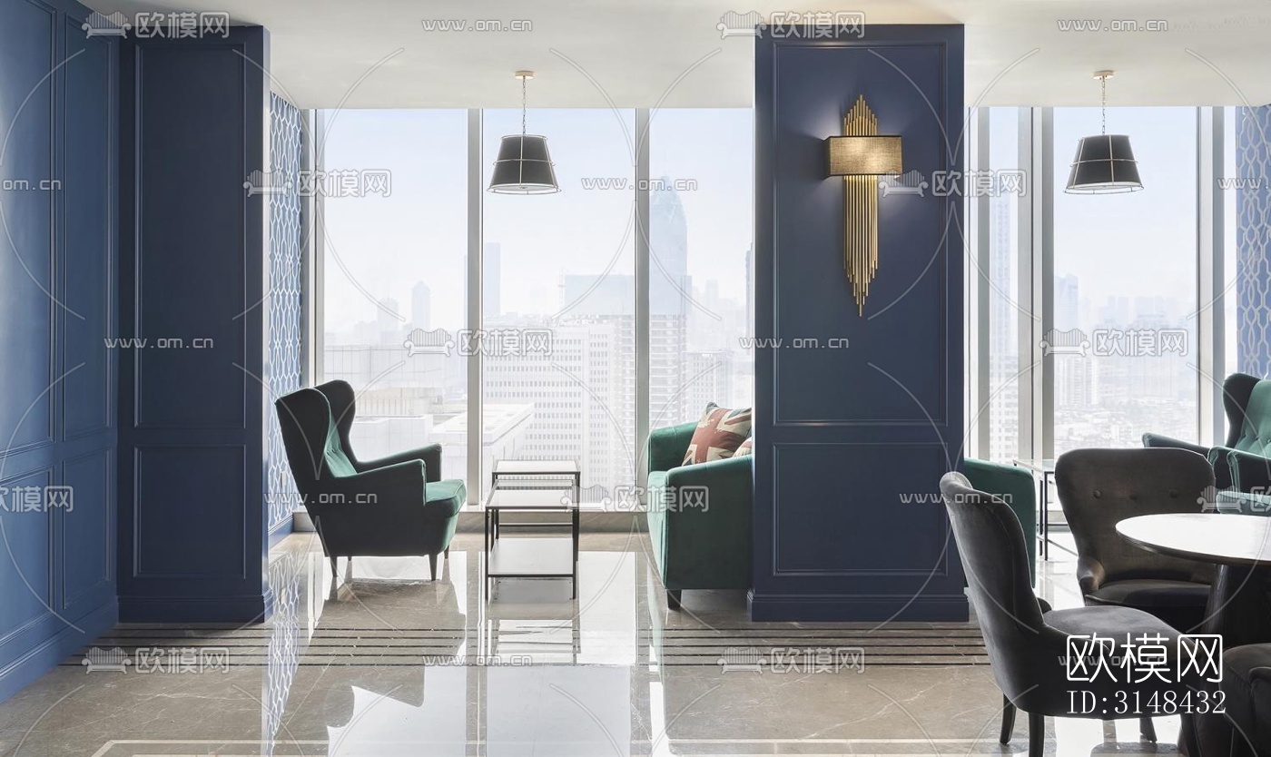 欧式养生会所效果图下载（渲染图8）