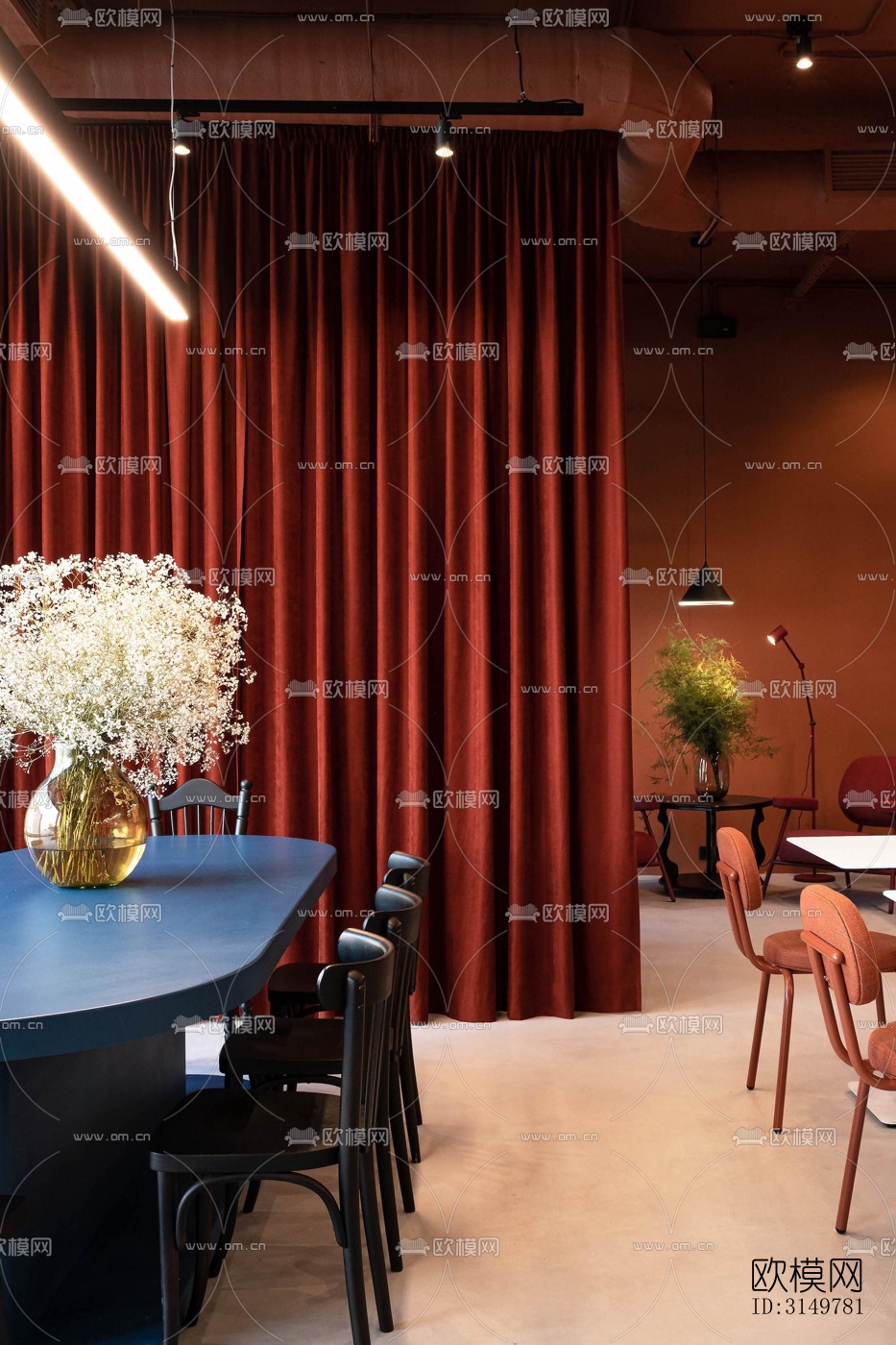 后现代咖啡奶茶效果图下载（渲染图6）